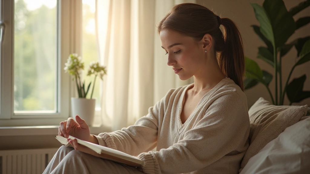 Человек выполняет утреннюю рутину для установки позитивного темпа дня